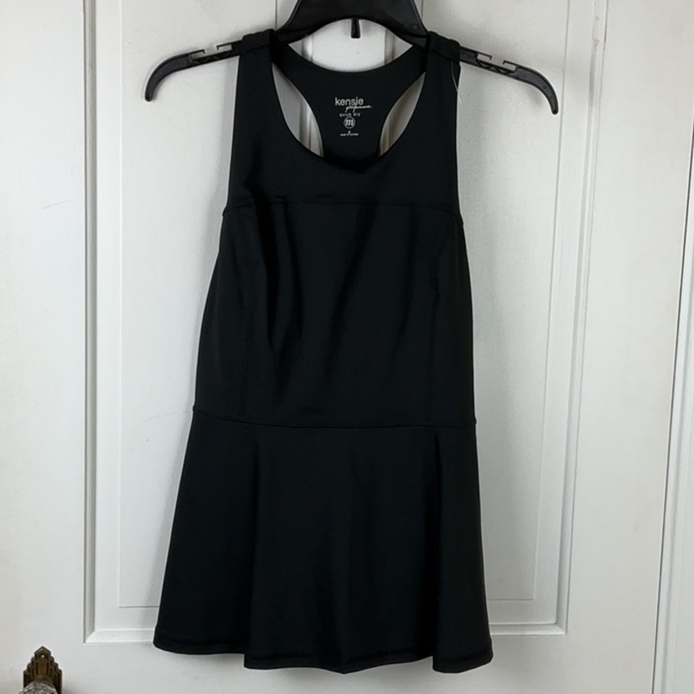 Kensie Black Racerback Tank Top Dress